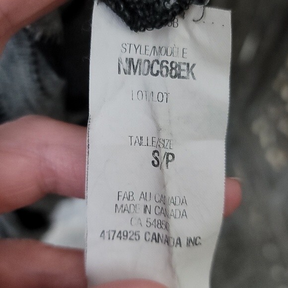 Twenty Y2k Leather Trim Knit Top Black and Grey Size Small - Picture 7 of 8